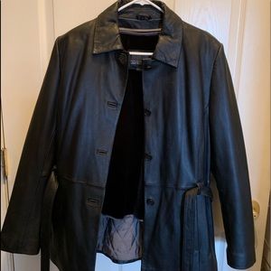 Women’s leather coat